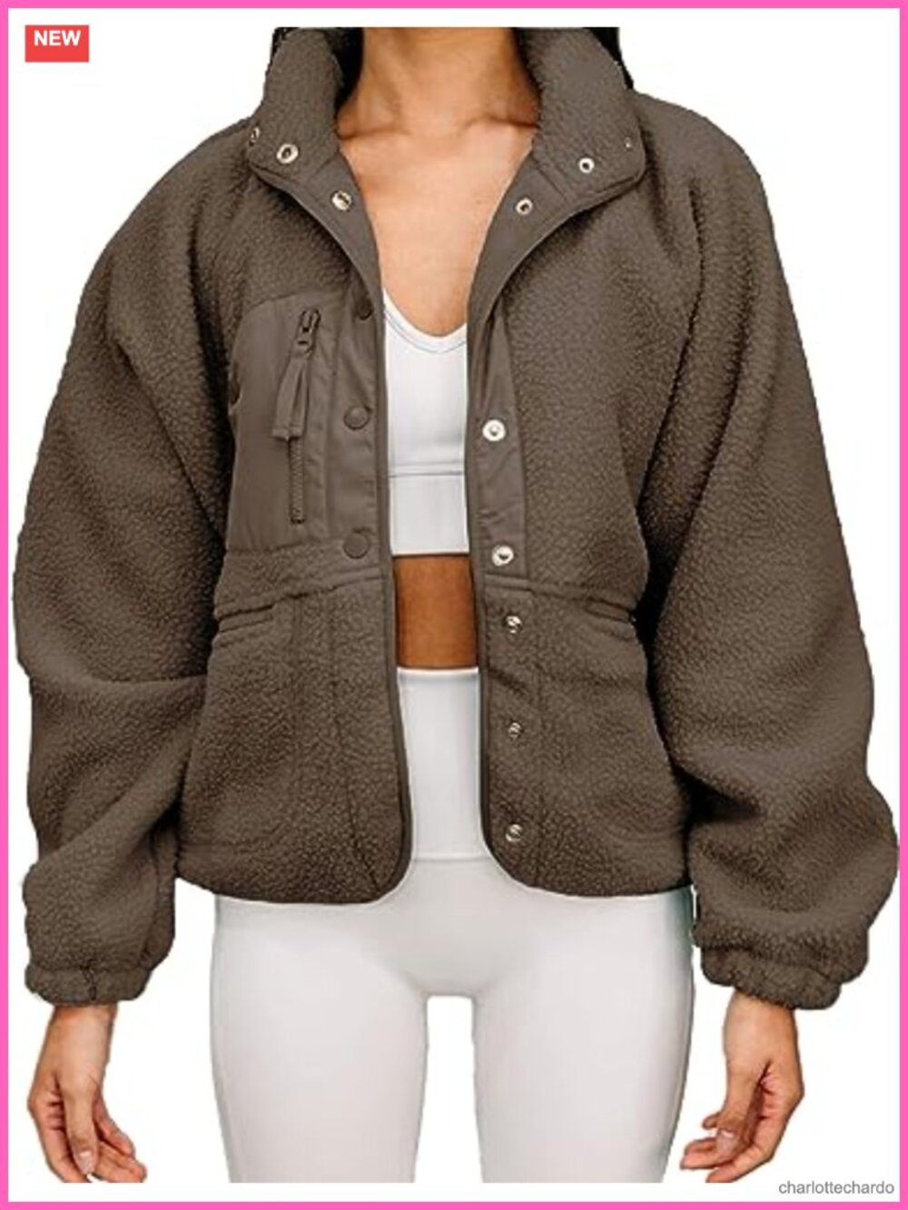 Faux Fur Fleece Teddy Jacket Oversized Boyfriend Coat